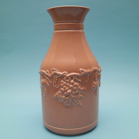 Dusty Pink Vintage Sadler Vase Ceramic England Flower Vase Pottery, Grapevine - Picture 4 of 5